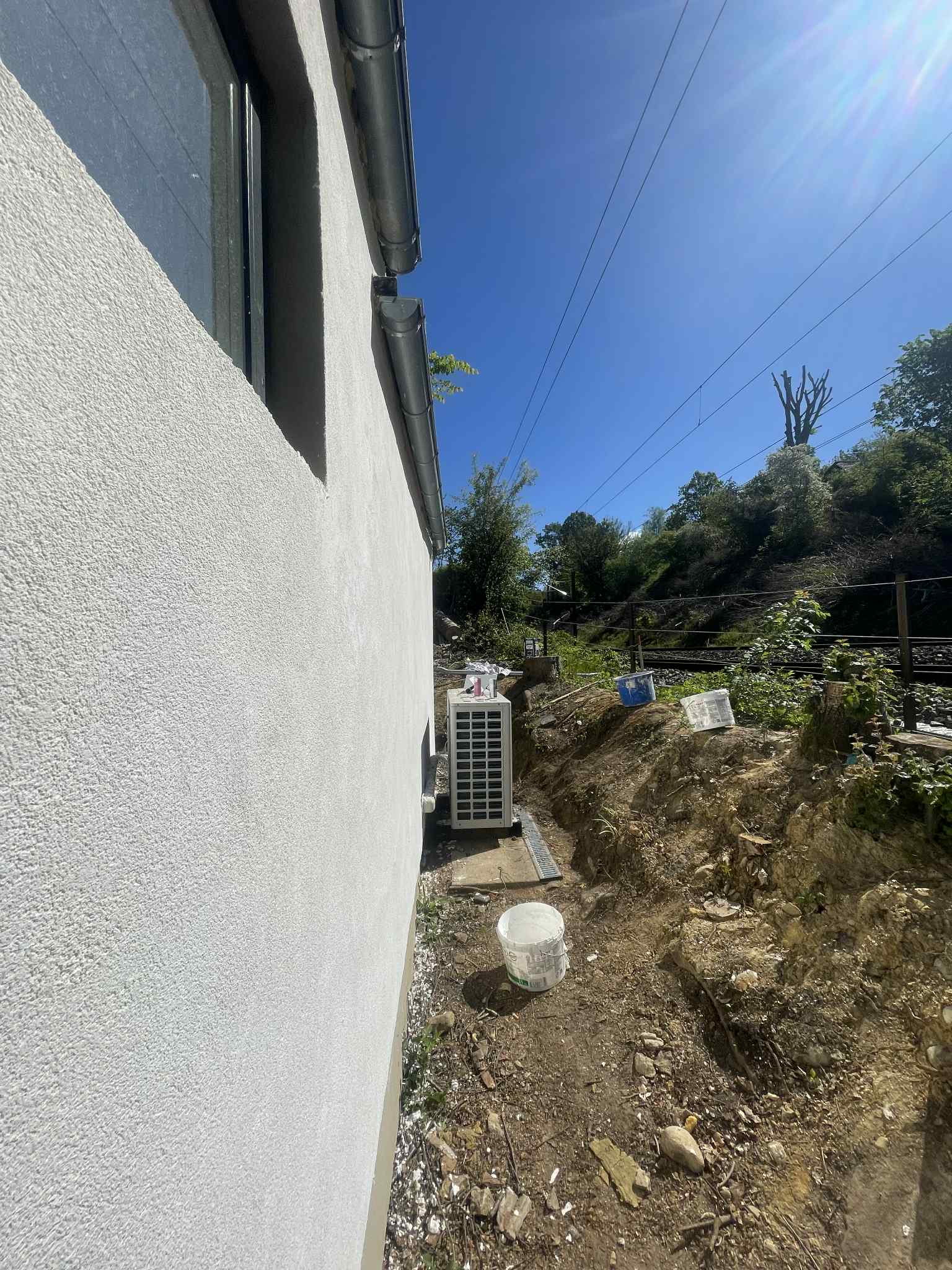 Facade efter silikonepuds