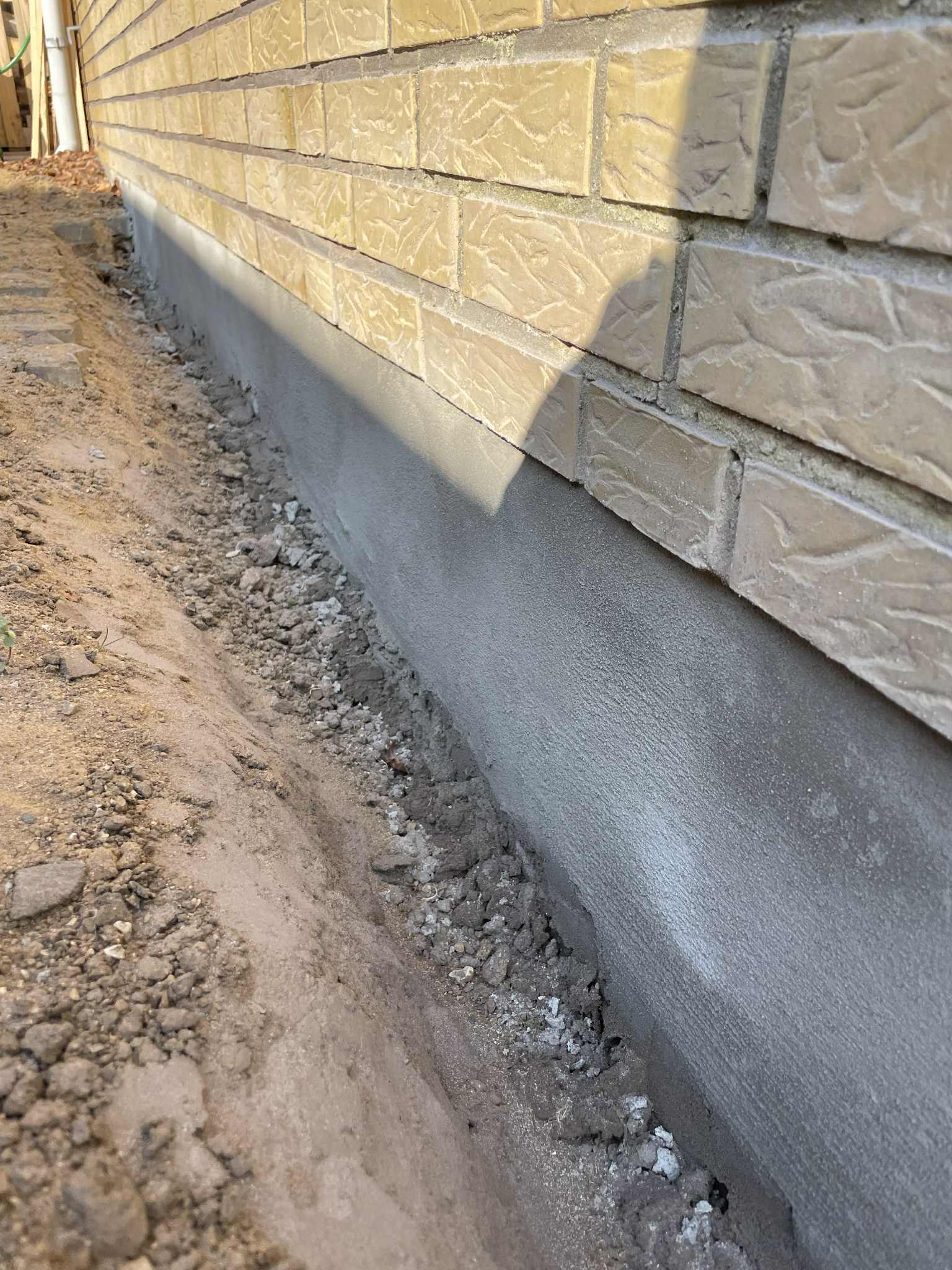 Detalje af murværk og fugning